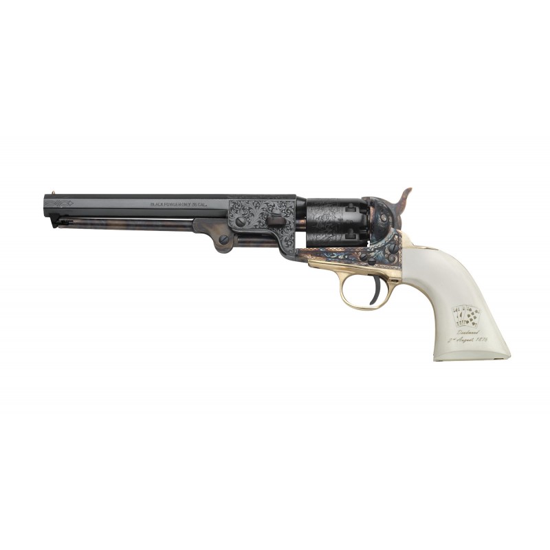 Revolver Pietta 1851 Colt Navy Yank Wild Bill Hickok cal 44 - YAN44LEIGWBH