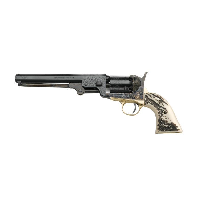 Revolver Pietta 1851 Navy Yank Acier Deluxe cal 44 - YANDL44STAG