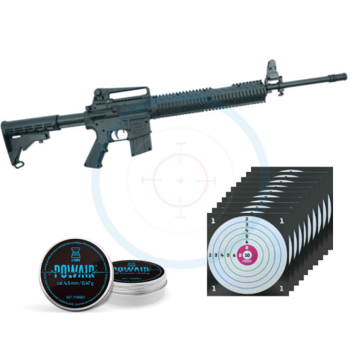 Pack Carabine Ekol MS Noir - calibre 4.5mm