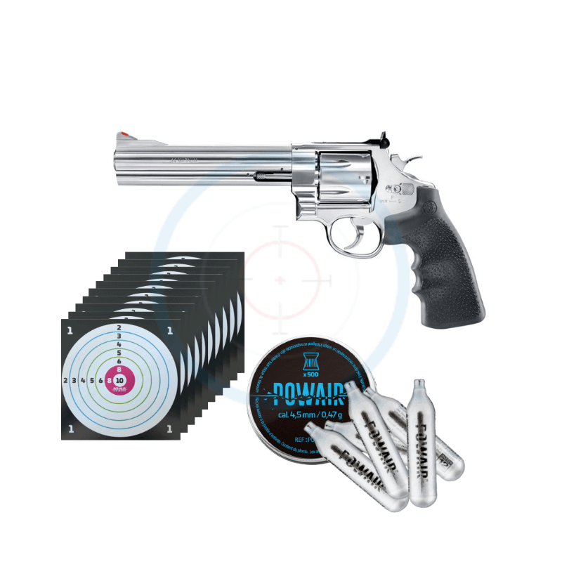 Pack Revolver S&W 629 classic 6.5" - calibre 4.5mm