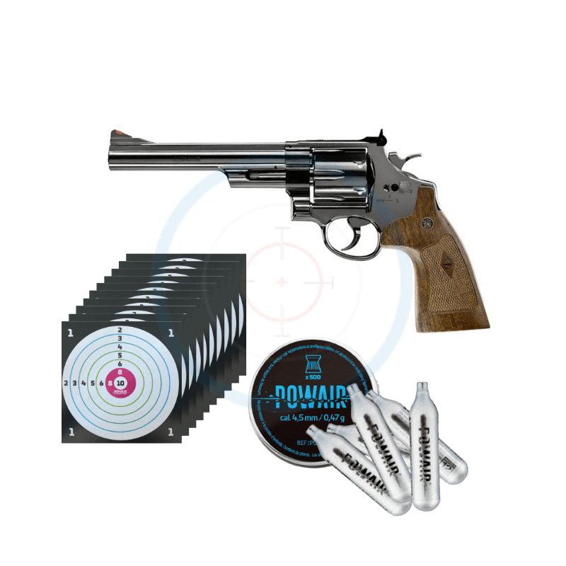 Pack Revolver Umarex S&W M29 6,5" - calibre 4.5mm