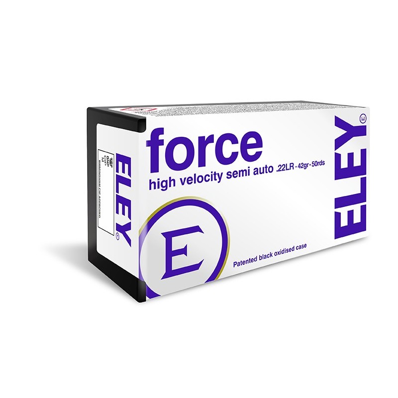500 Cartouches Eley Force - calibre 22 LR