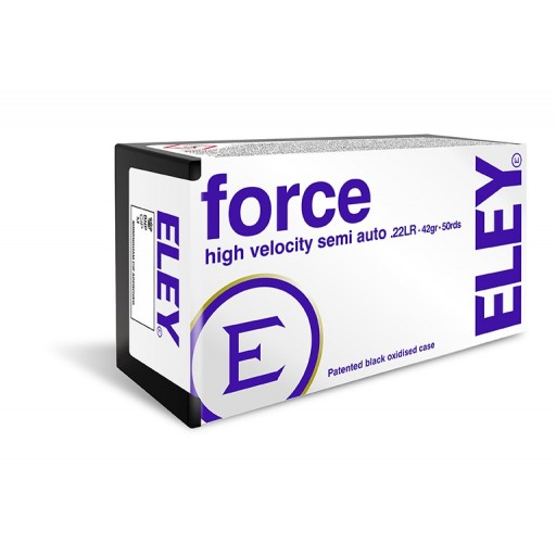 500 Cartouches Eley Force - calibre 22 LR