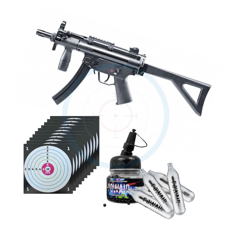 Pack Pistolet H&K MP5 K-PDW - calibre 4.5mm BBs