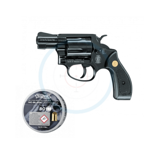 Pack Revolver à blanc Smith & Wesson Chiefs - calibre 9mm RK