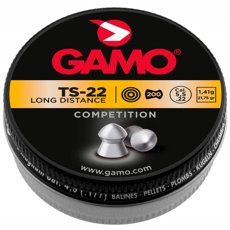 Boîte de 200 plombs Gamo TS-22 - calibre 5.5mm