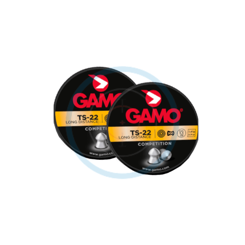 2 Boîtes de 200 plombs Gamo TS-22 - calibre 5.5mm