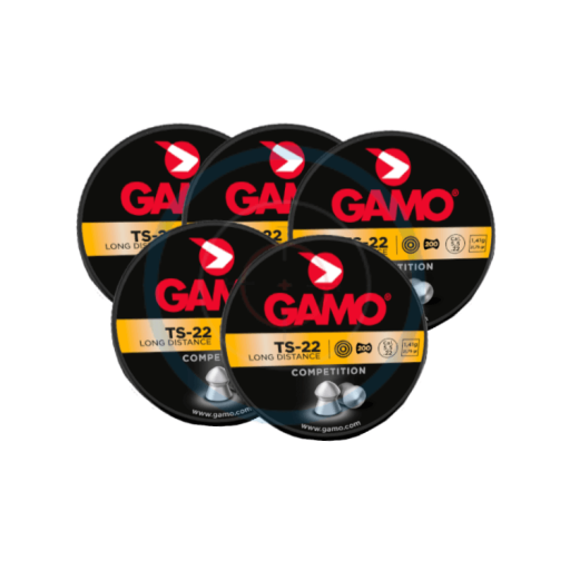 5 Boîtes de 200 plombs Gamo TS-22 - calibre 5.5mm