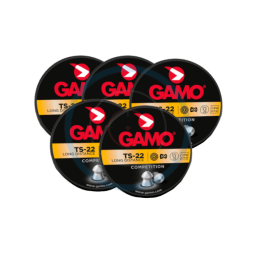 5 Boîtes de 200 plombs Gamo TS-22 - calibre 5.5mm