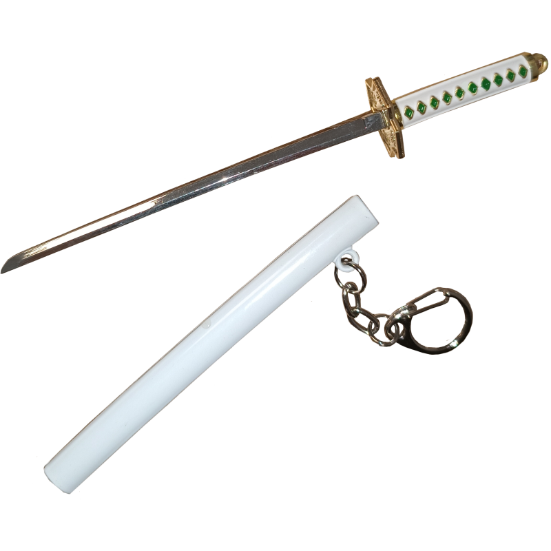 Porte clés Katana Blanc