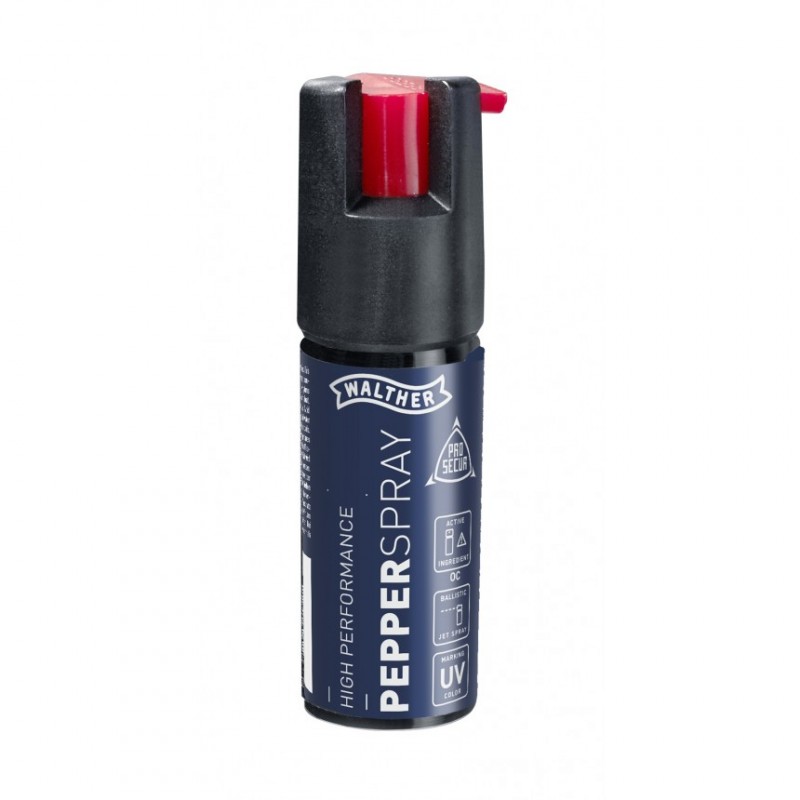 Bombe lacrymogène Poivre Walther - marquant UV - 16mL