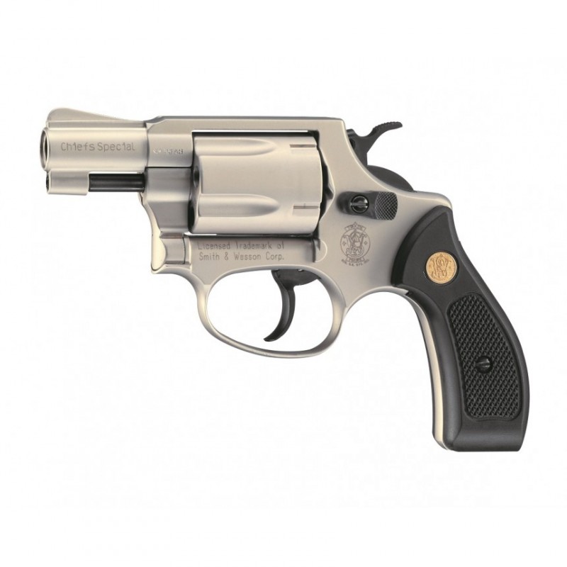 Revolver à blanc Smith & Wesson Chiefs Chrome - calibre 9mm RK