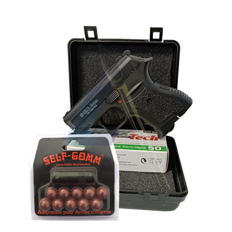 Pack Tir Pistolet Ekol Botan Black - calibre 9mm PAK