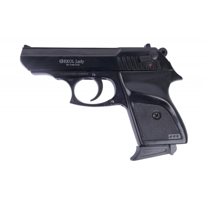 Pack Pistolet Ekol Lady Black - calibre 9mm PAK