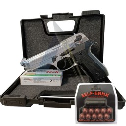 Pack Tir Pistolet Ekol Firat Magnum Chromé - calibre 9mm PAK