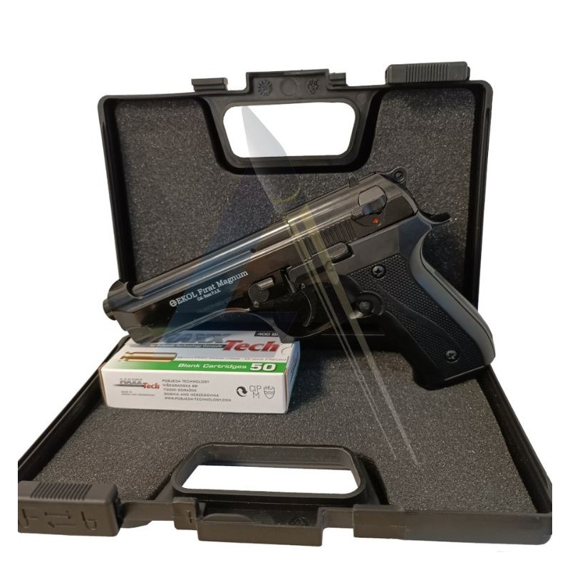 Pack Pistolet Ekol Firat Magnum Black - calibre 9mm PAK