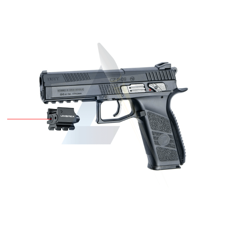 Pack laser Pistolet ASG CZ P09 - calibre 4.5 mm