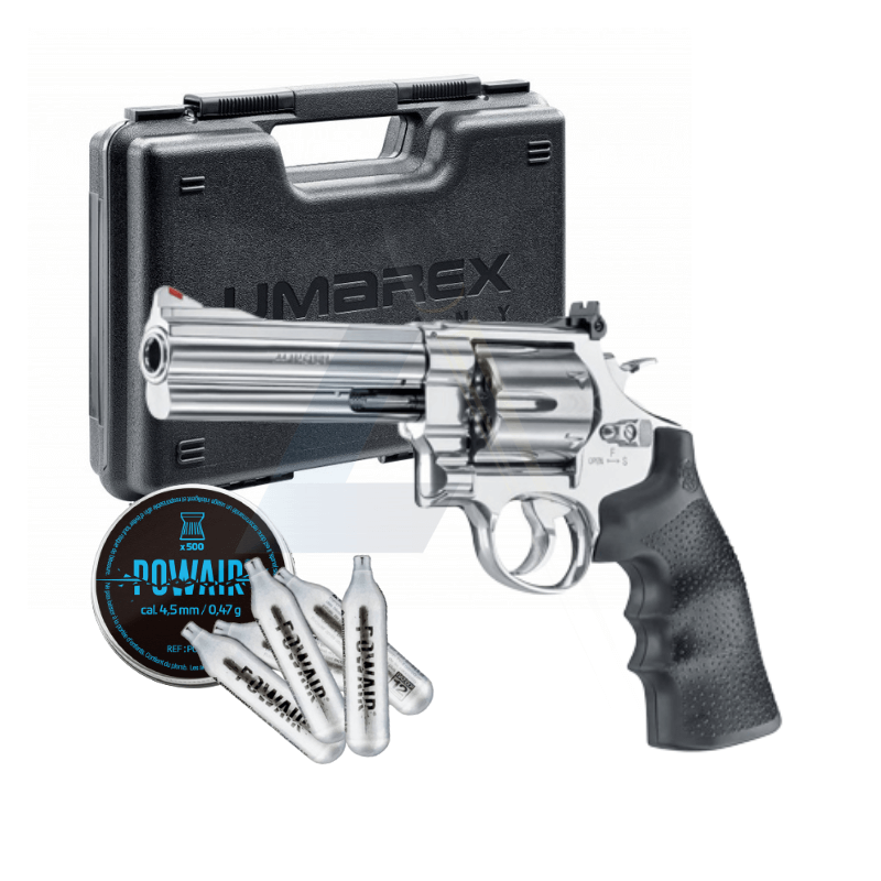 Pack complet Revolver S&W 629 5" - calibre 4.5mm