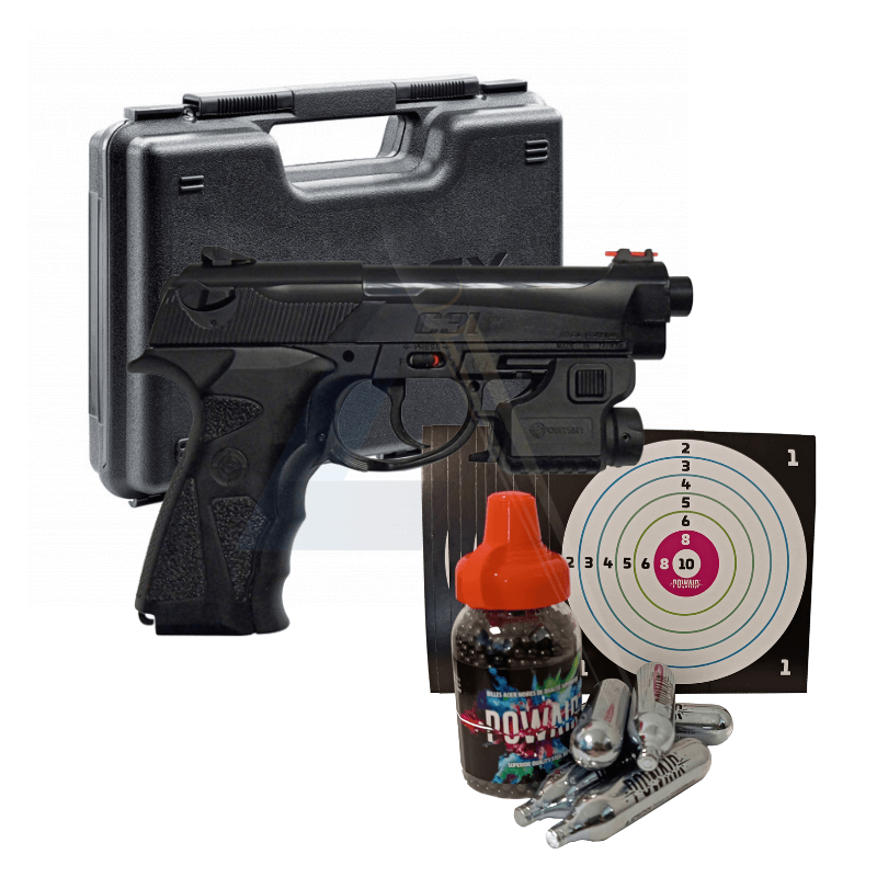 Pack Pistolet Crosman TAC31 - calibre 4.5mm BBs