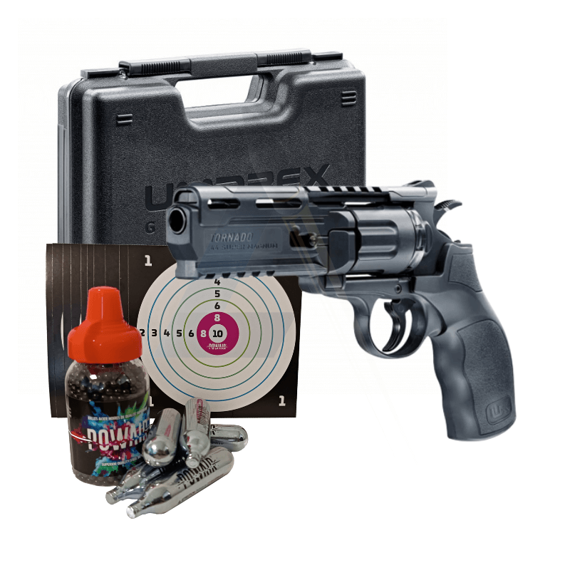 Pack Complet Revolver Umarex Tornado - calibre 4.5mm BBs