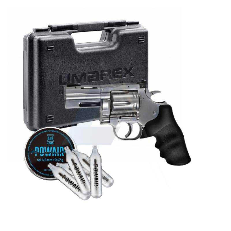 Pack Complet Revolver ASG Dan Wesson 715 2.5" - calibre 4.5mm