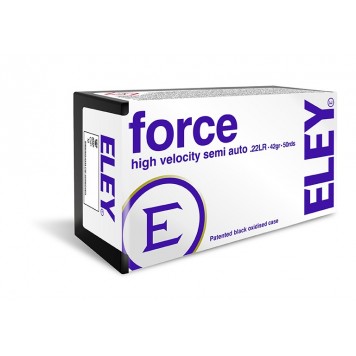 50 Cartouches Eley Force - calibre 22 LR
