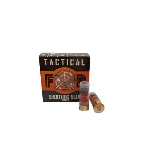 4 Boîtes de 25 balles slug FOB Tactical - calibre 12/67 2