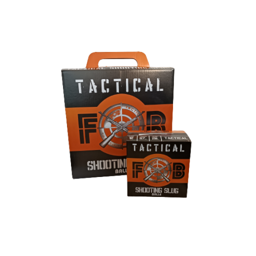 4 Boîtes de 25 balles slug FOB Tactical - calibre 12/67