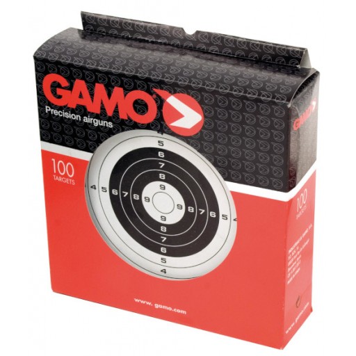 100 cibles Gamo 14x14 cm