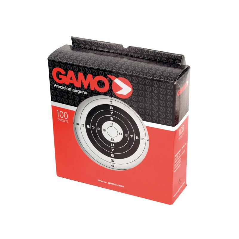 100 cibles Gamo 14x14 cm