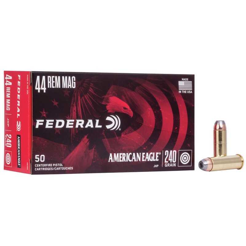 50 Cartouches Federal American Eagle 240gr - calibre 44 Mag