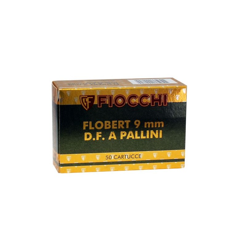 50 Cartouches Fiocchi plombs 10 - calibre 9 mm Flobert