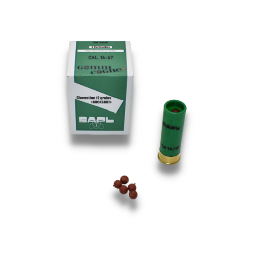 Boîte de 6 Gomm-Cogne Chevrotine - calibre 16/67