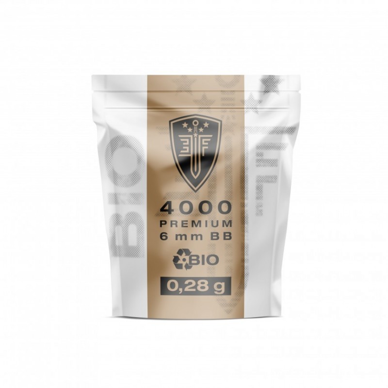 Sachet de 4000 billes Elite Force Bio 0,28g - calibre 6mm BBs
