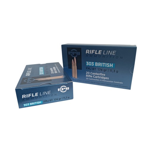 Lot de 2 Boîtes de 20 cartouches Partizan 303 British 174...