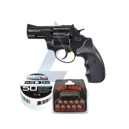 Pack Défense Revolver à blanc Ekol Viper 2.5" Black - calibre 9mm RK