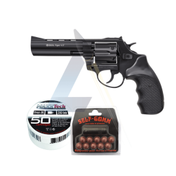 Pack Défense Revolver à blanc Ekol Viper 4.5" Black - calibre 9mm RK