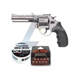 Pack Défense Revolver à blanc Ekol Viper 4.5" Fumé - calibre 9mm RK