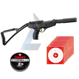 Pack Pistolet BO Manufacture Langley Hitman - calibre 5.5mm