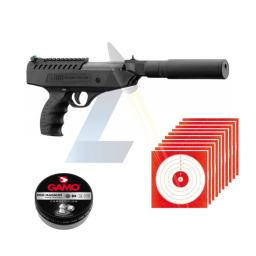 Pack Pistolet BO Langley Silencer - calibre 4,5mm