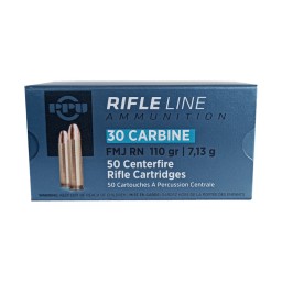 Lot de 5 Boîtes de 50 cartouches Partizan 110 gr - calibre 30 M1