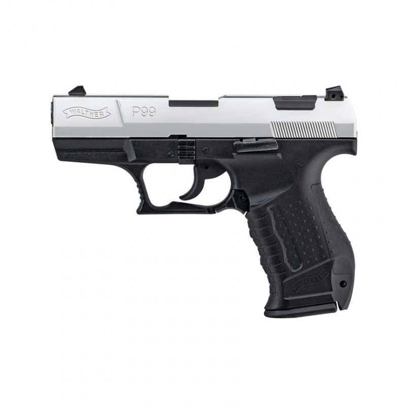 Pistolet Walther P99 SV Nickelé - calibre 9mm PAK