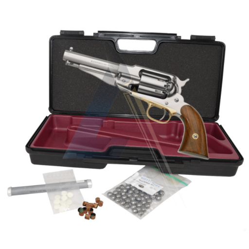 PACK REVOLVER PIETTA 1858 REMINGTON NEW ARMY INOX SHERIFF...