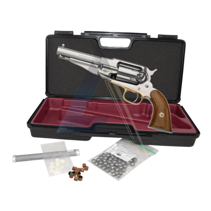 PACK REVOLVER PIETTA 1858 REMINGTON NEW ARMY INOX SHERIFF - RGSSH44