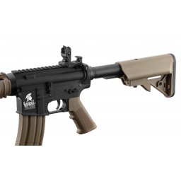 Réplique AEG Lancer Tactical LT-02 G2 M4 Tan 1J - calibre 6mm BBs