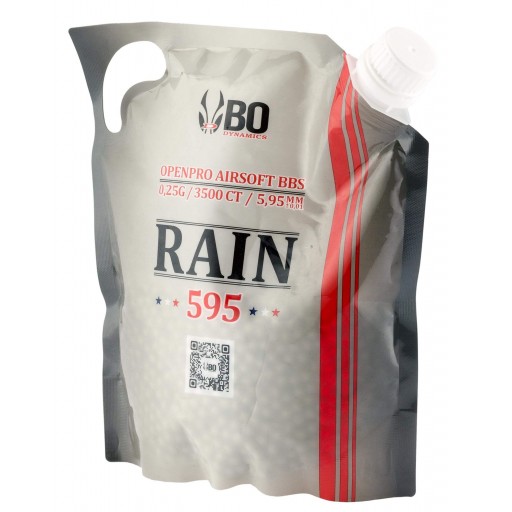 Sachet de 3500 billes BO 0,25g Rain - calibre 6mm BBs