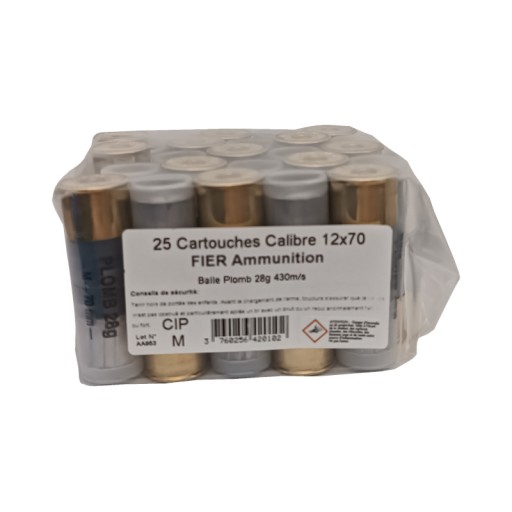 Cartouches FIER 28g - calibre 12/70
