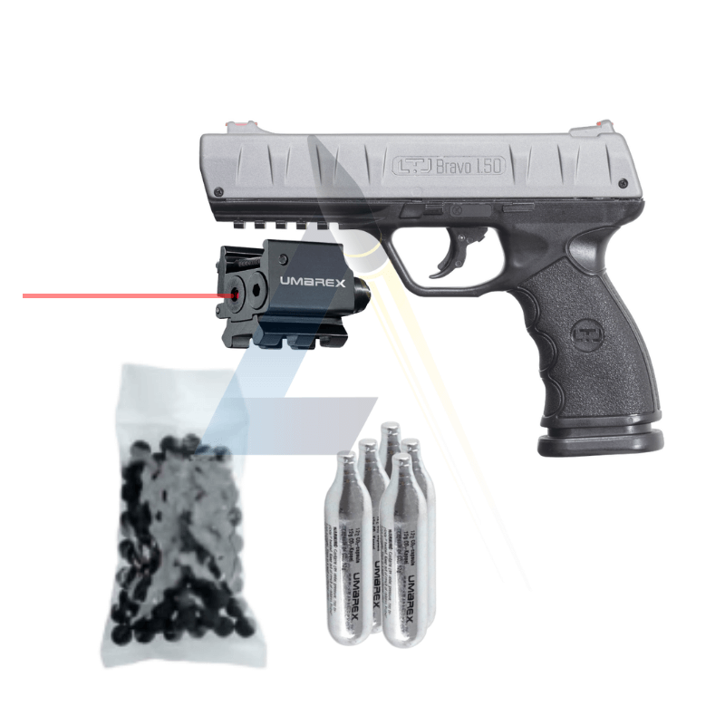 Pack laser Pistolet LTL Bravo - calibre 50