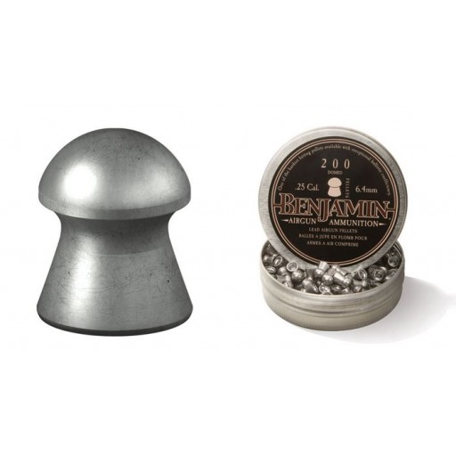 Boîte de 200 plombs Crosman Benjamin Domed - calibre 6,35mm