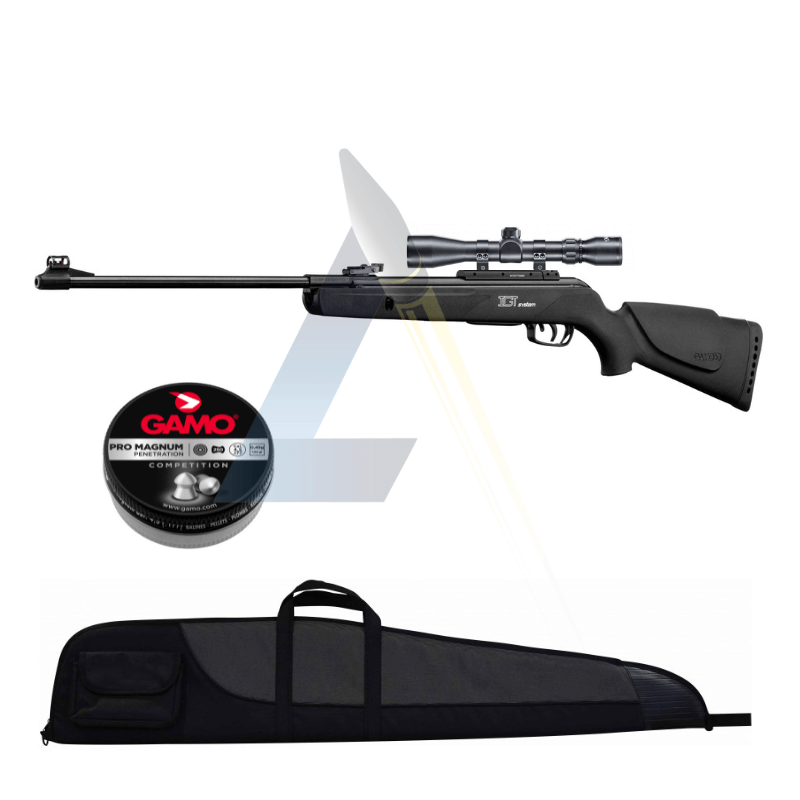 Pack Carabine Gamo Big Cat 1000E IGT- calibre 4.5mm